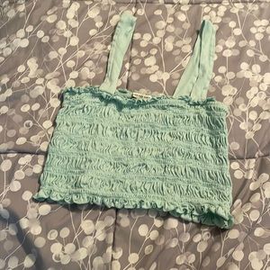 American Eagle scrunched crop top.